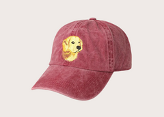 Golden Retriever Embroidered Baseball Cap