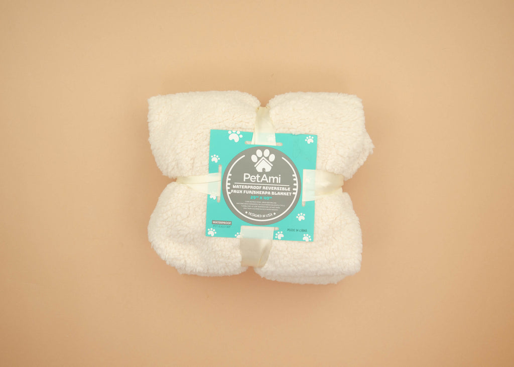Sherpa Pet Blanket - Cream