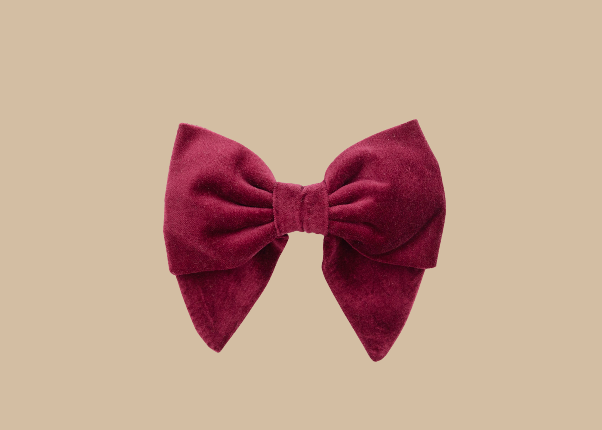 Lady Bow - Cranberry Velvet