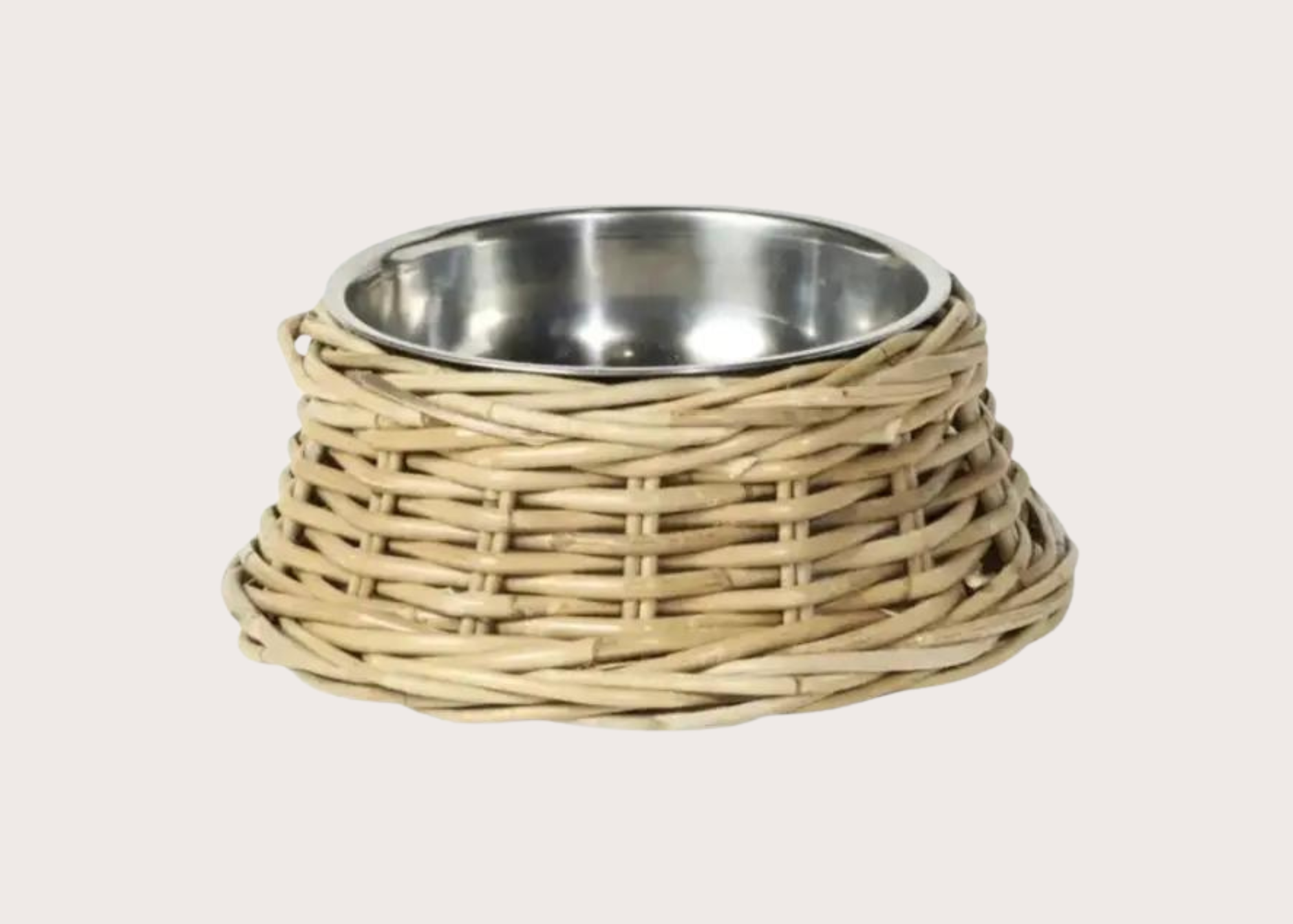 Handmade Rattan Pet Bowl