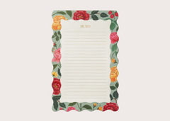 Rifle Paper Co. Roses Memo Notepad