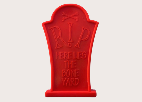 Bone Graveyard Headstone SuperChewer Toy