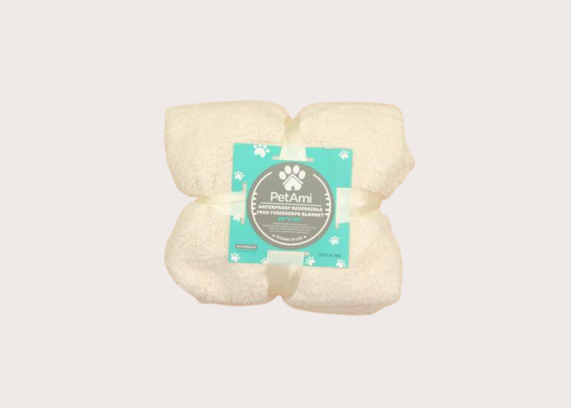 Sherpa Pet Blanket - Cream