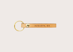 Leather Loop Keychain - Augusta, GA