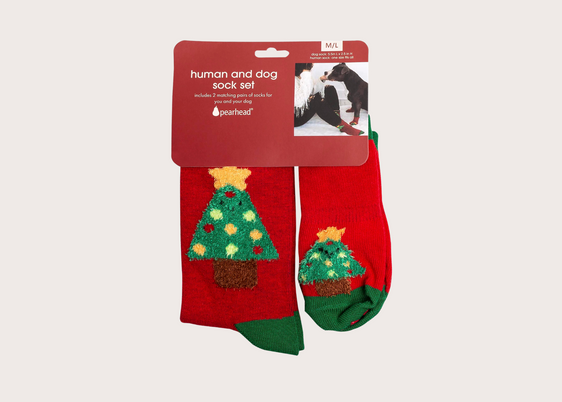 Matching Human + Dog Sock Set