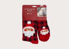 Matching Human + Dog Sock Set