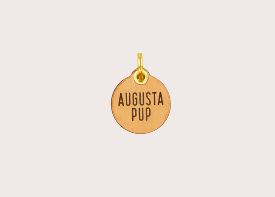 Leather Dog Tag - Augusta Pup