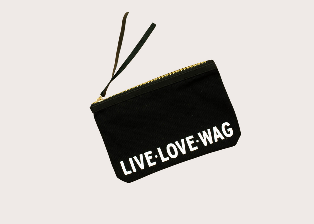 Canvas Pouch - Live Love Wag