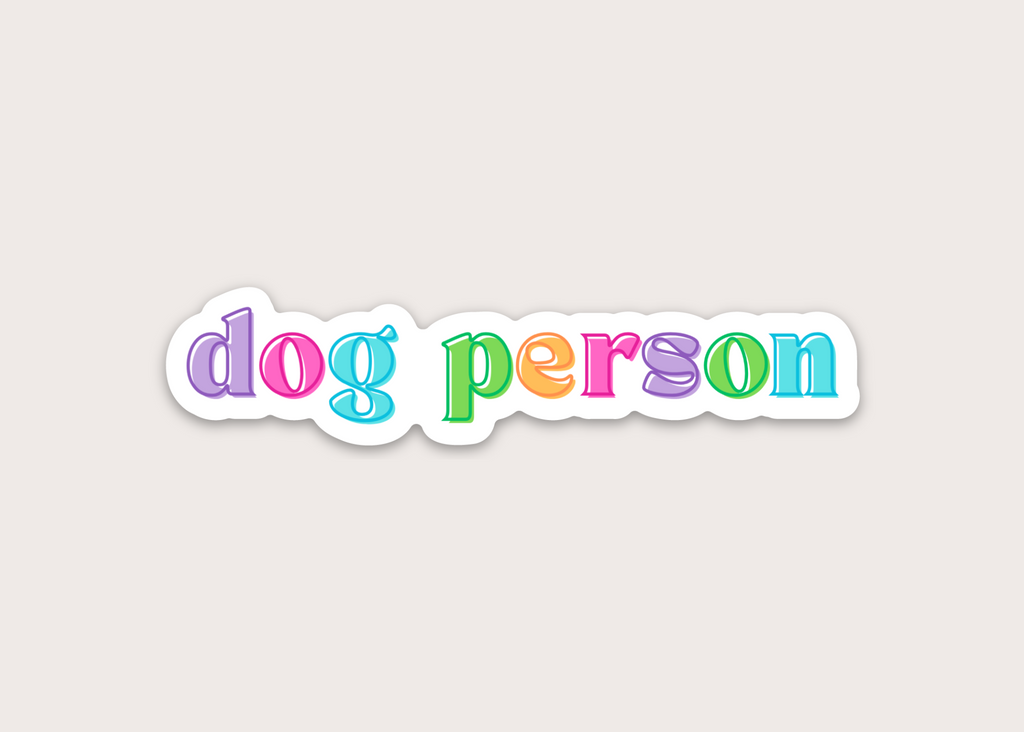 Sticker - Dog Person