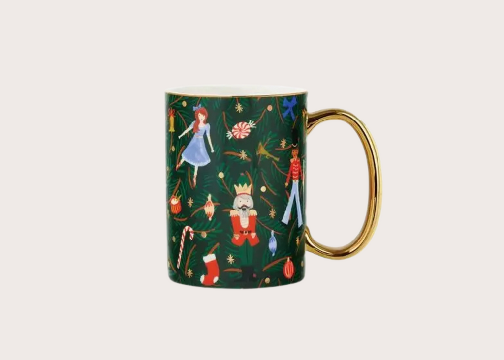 Rifle Paper Co. Evergreen Nutcracker Mug