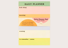 Daily Plan Pad - Rainbow