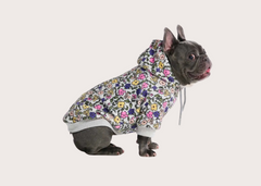 Vintage Flower Dog Hoodie